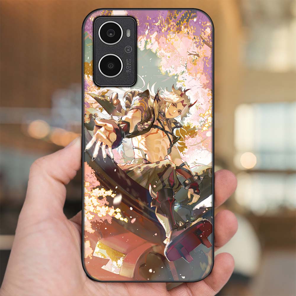 Ốp lưng Oppo A96 4G viền đen in hình Arataki Itto Genshin Impact