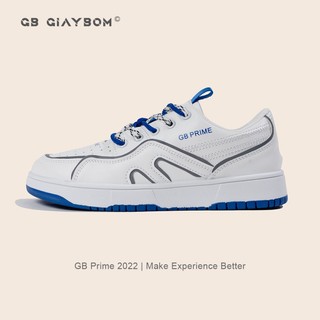 Giày Sneaker Nữ Đế Bằng Màu Trắng Siêu Nhẹ Siêu Êm Thích Hợp Đi Làm, Chơi, Học GiayBOM GB Classics B1721