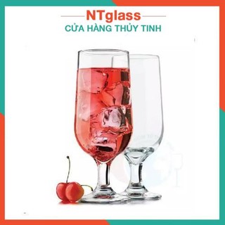 Ly thủy tinh uống sinh tố chân cao 350ml-GL3728 DELI