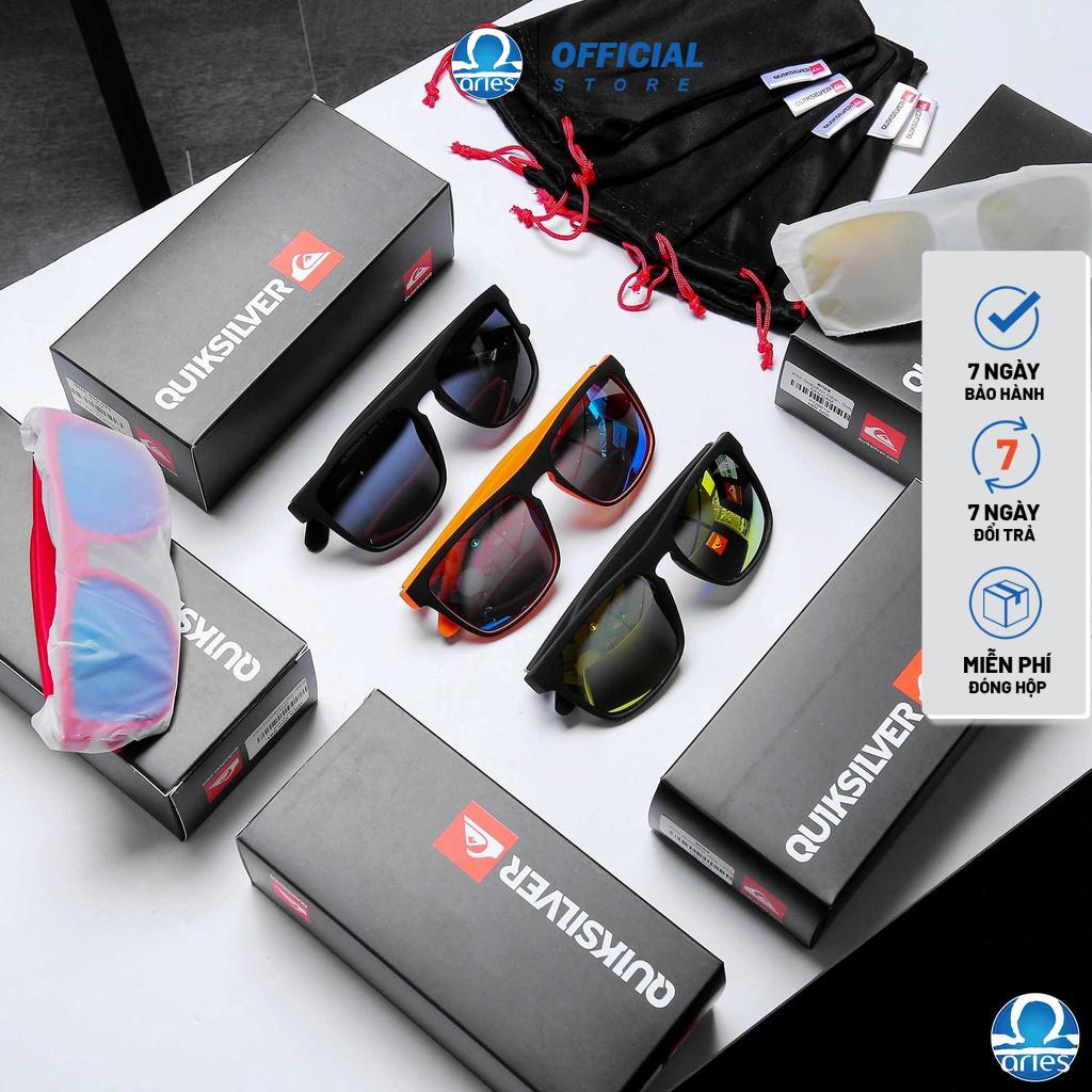 Kính mát thể thao Fullbox phụ kiện Quiksilver Ferris phân cực kiếng mát đi biển chạy bộ đạp xe - Aries Sốp