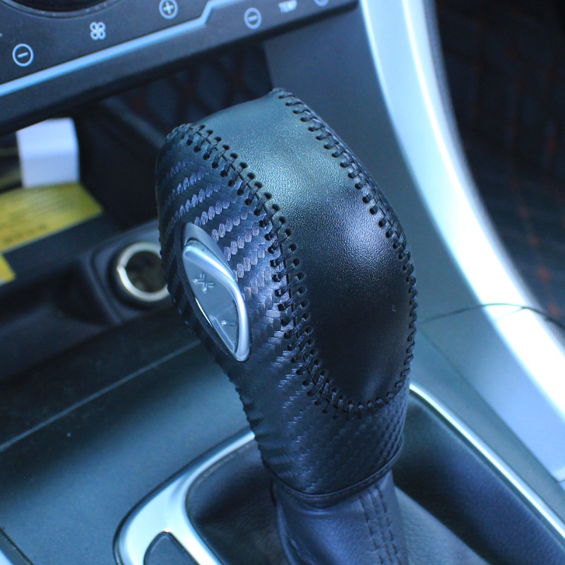 Bao Da Bọc Phanh Tay, Bọc Cần Số Tự Động Vân Carbon Cho Xe Ô Tô Ford Focus, Fiesta, Ecosport