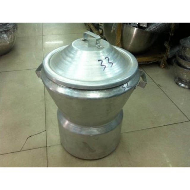 Chõ đồ xôi nồi hấp nấu xôi nhôm đúc loại nấu 5; 7; 10 kg gạo