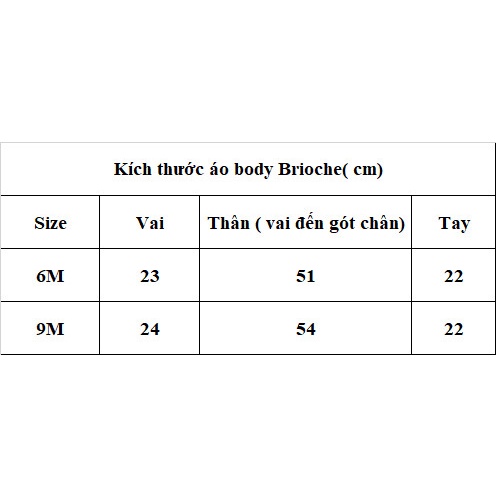 Body Phao Lót Lông Brioche Siêu Ấm, Mềm, Mịn Cho Bé