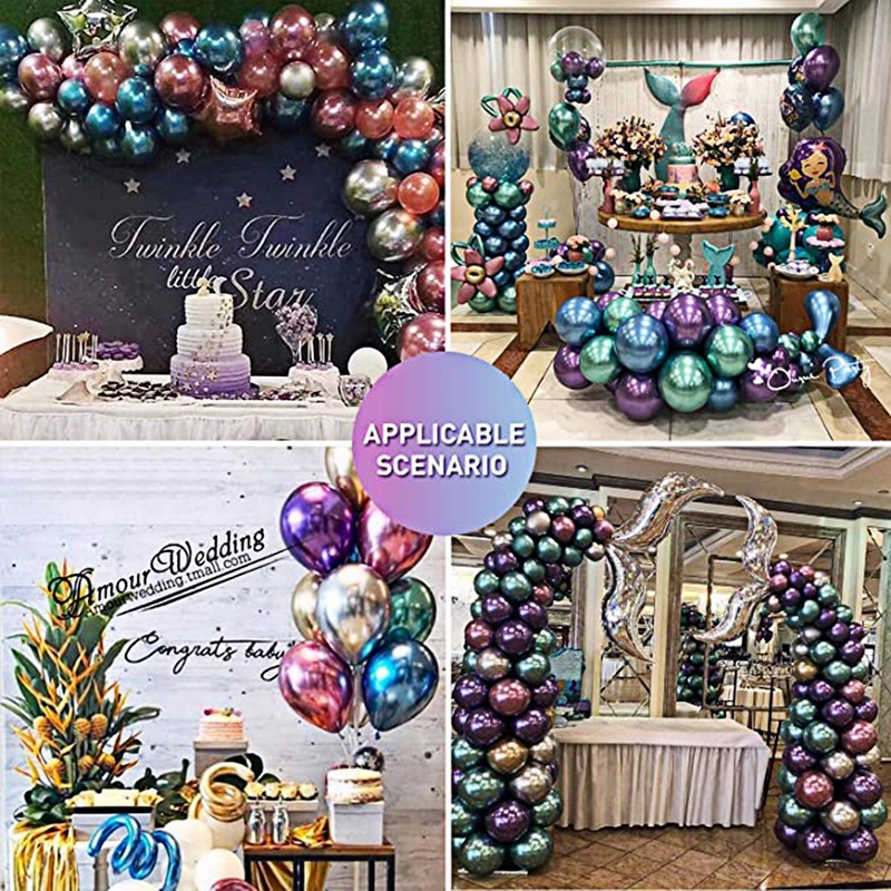 Set 10 Bong Bóng 10 &quot;Trang Trí Tiệc