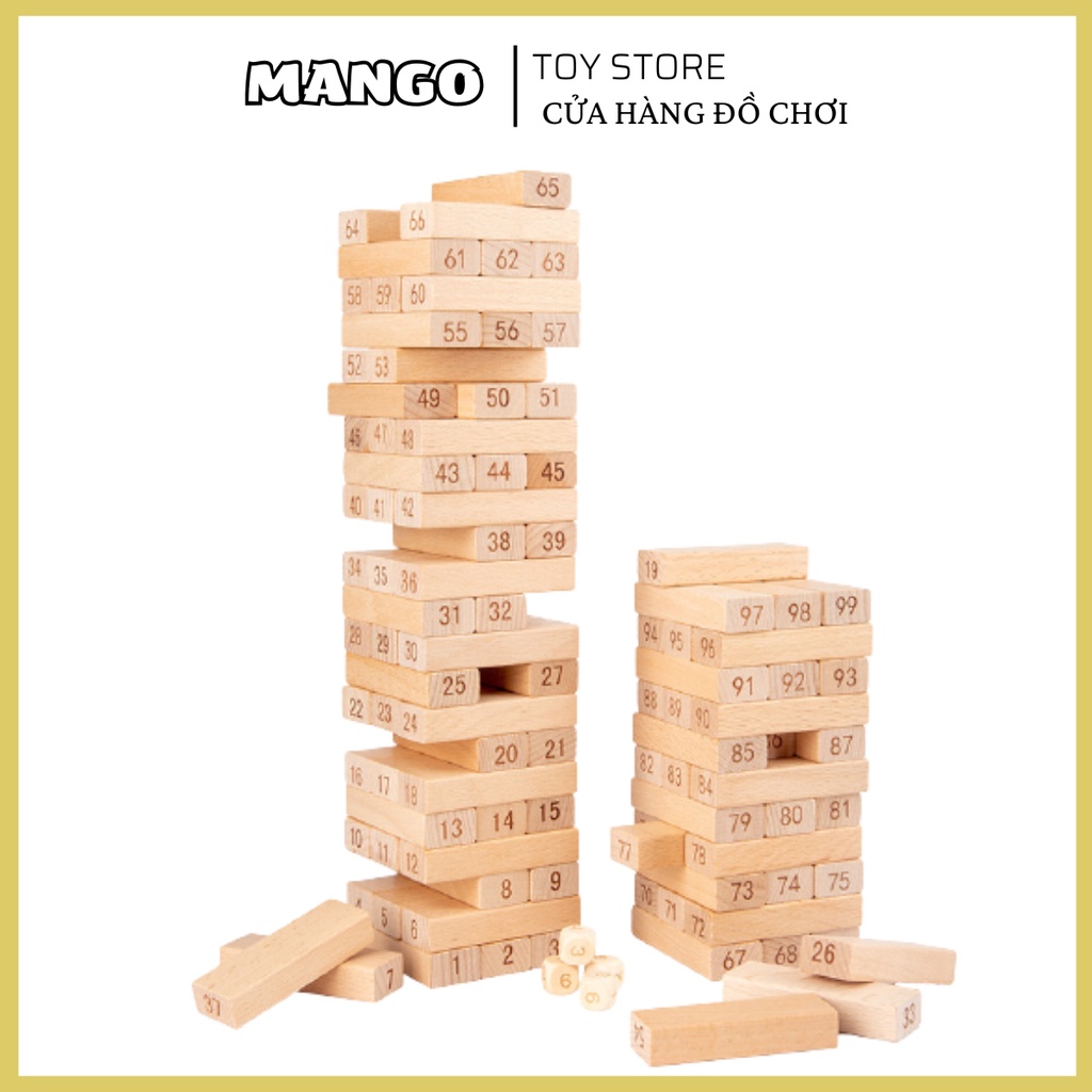 Đồ Chơi Rút Gỗ số 54 Thanh 28cm ( Size lớn nhất )