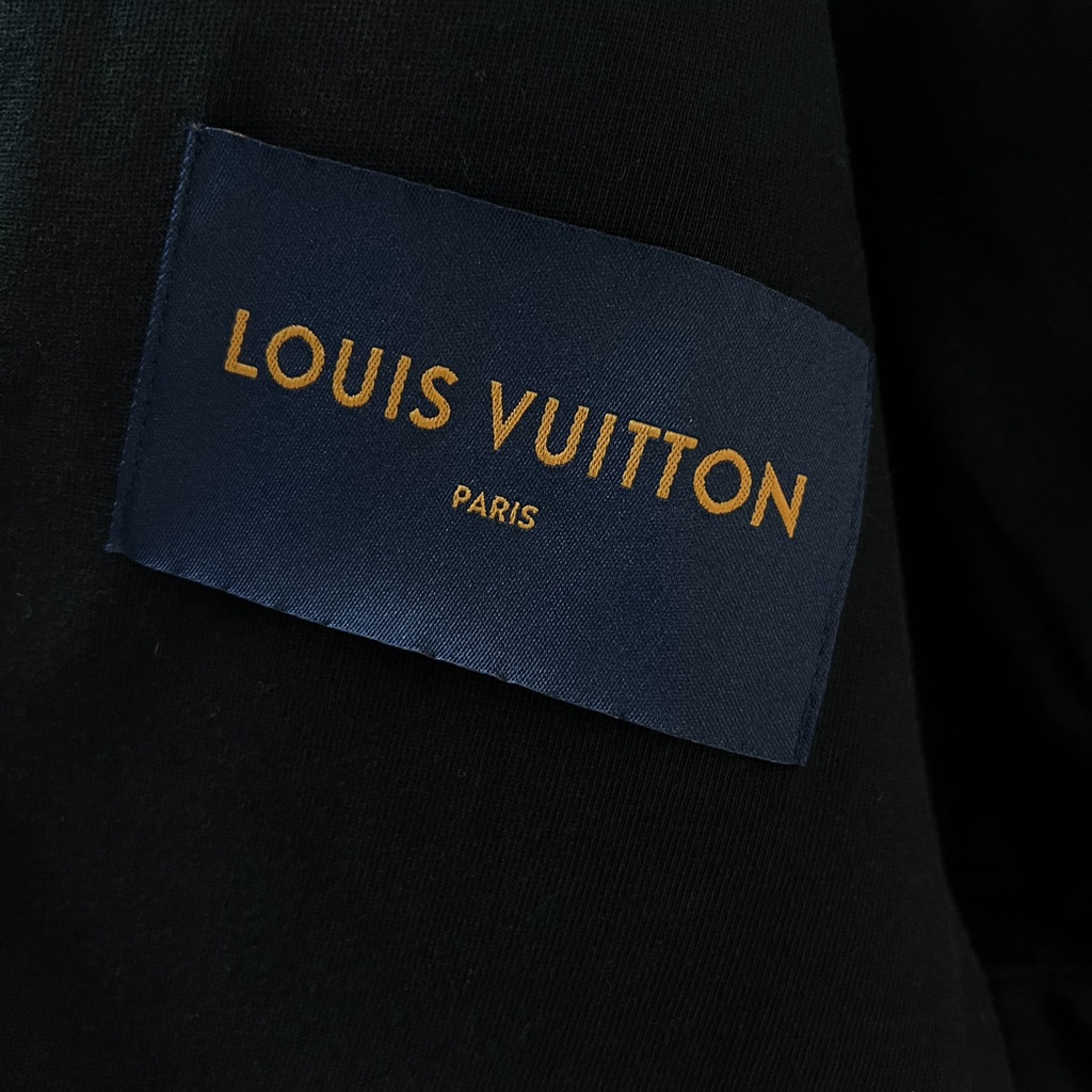 Áo khoác thời trang cao cấp Louis Vuitton LV thiết kế màu loang cá tính, trẻ trung