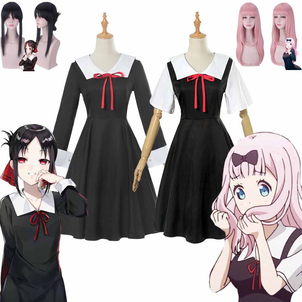 New Kaguyasama Love is War Shinomiya Kaguya Fujiwara Chika Anime Cosplay Costume Uniform