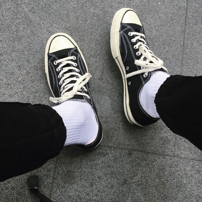 Giầy CV Classic 1970s Cổ Thấp - Cổ Cao R1:1 Cao Cấp - Snerker Converse Nam Nữ Full Box I245 Iggy Sneaker