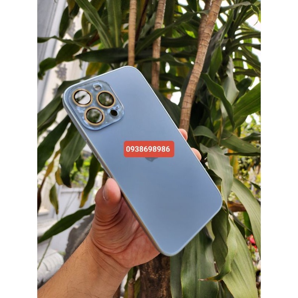 Ốp độ iPhone 14 Pro Max cho iPhone 12 Pro max, 13 Pro max, 14 Pro lưng kính nhám bảo vệ cụm camera RALOTRS