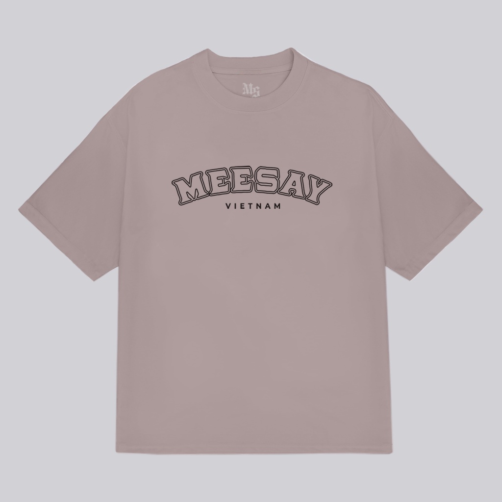 Áo thun form rộng Meesay old school Basic Tee vải cotton cao cấp co giãn, dày dặn Local Brand