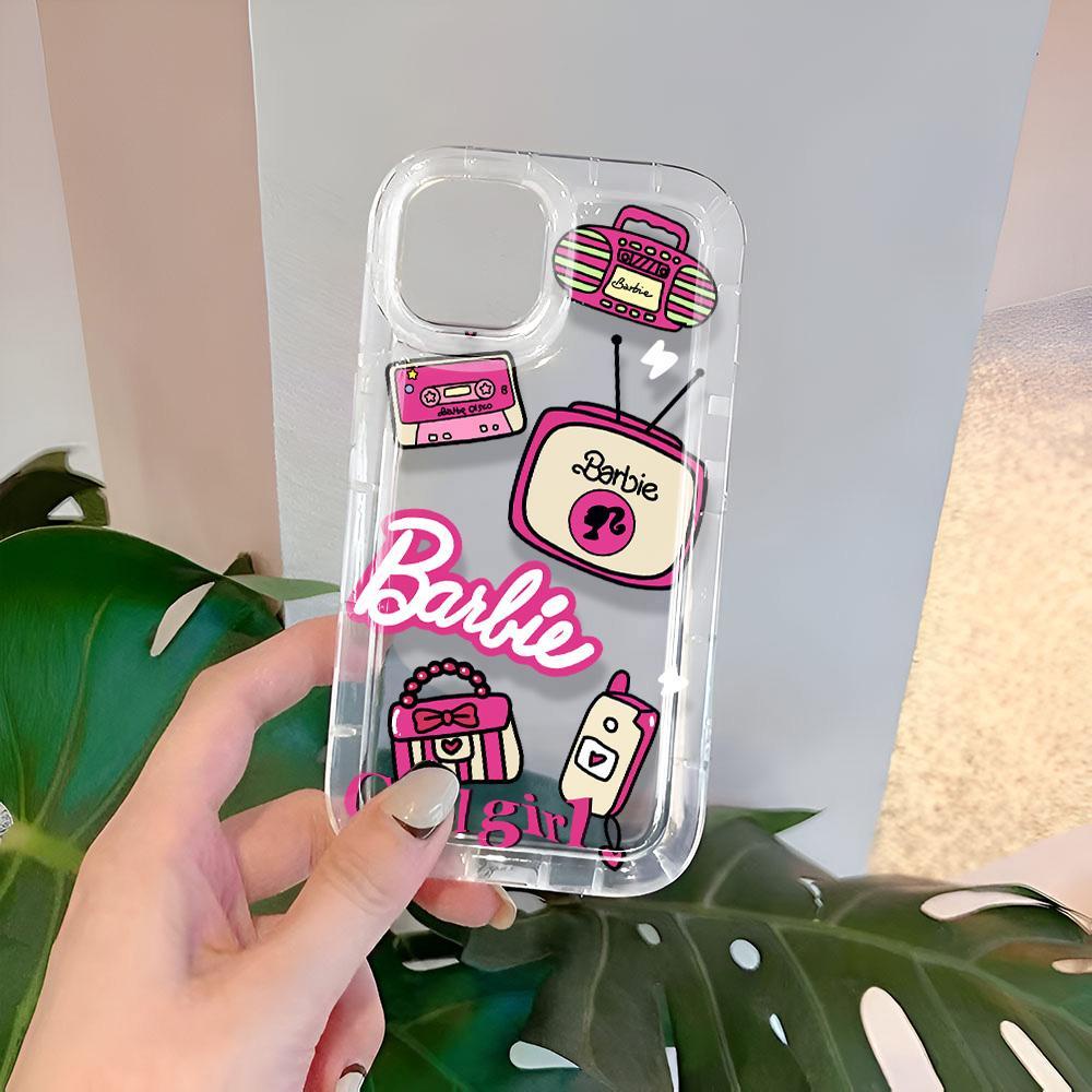 Ốp Điện Thoại In Hình Búp Bê Barbie Cho iphone 14promax 11 13 12 7Plus XR X XS Max