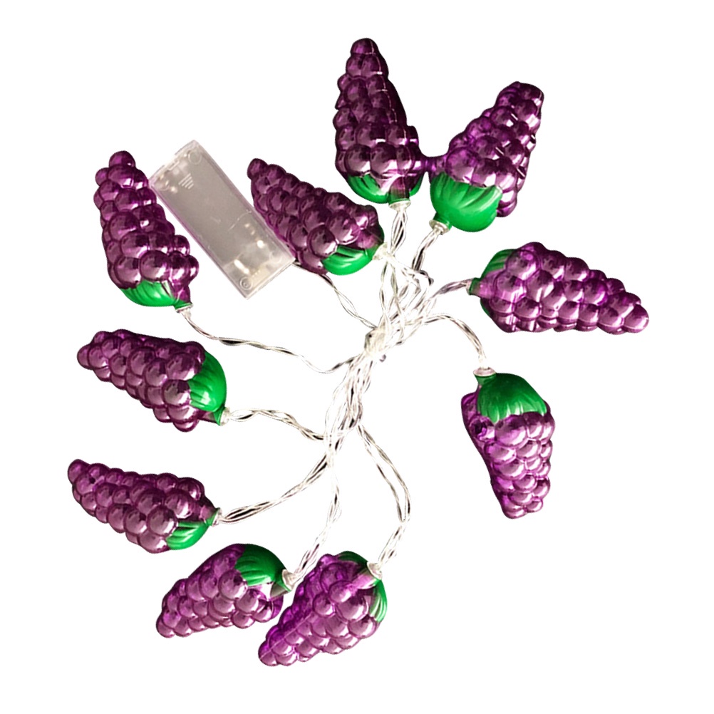 Dây Đèn LED 10 Bóng 1.5m Ánh Sáng Trắng Ấm Trang Trí Tiệc