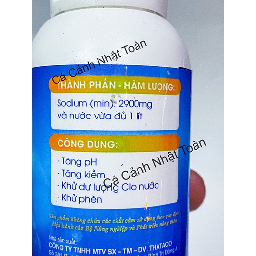 DUNG DỊCH KHỬ PHÈN BỂ CÁ AQ 301 THATACO 100ML