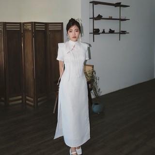 Sườn xám thắt nơ INTO.EIGHT thiết kế (Mai Dress)