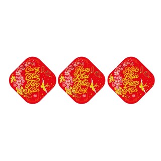 Tem Dán Mèo May Mắn & Cung Chúc Tân Xuân