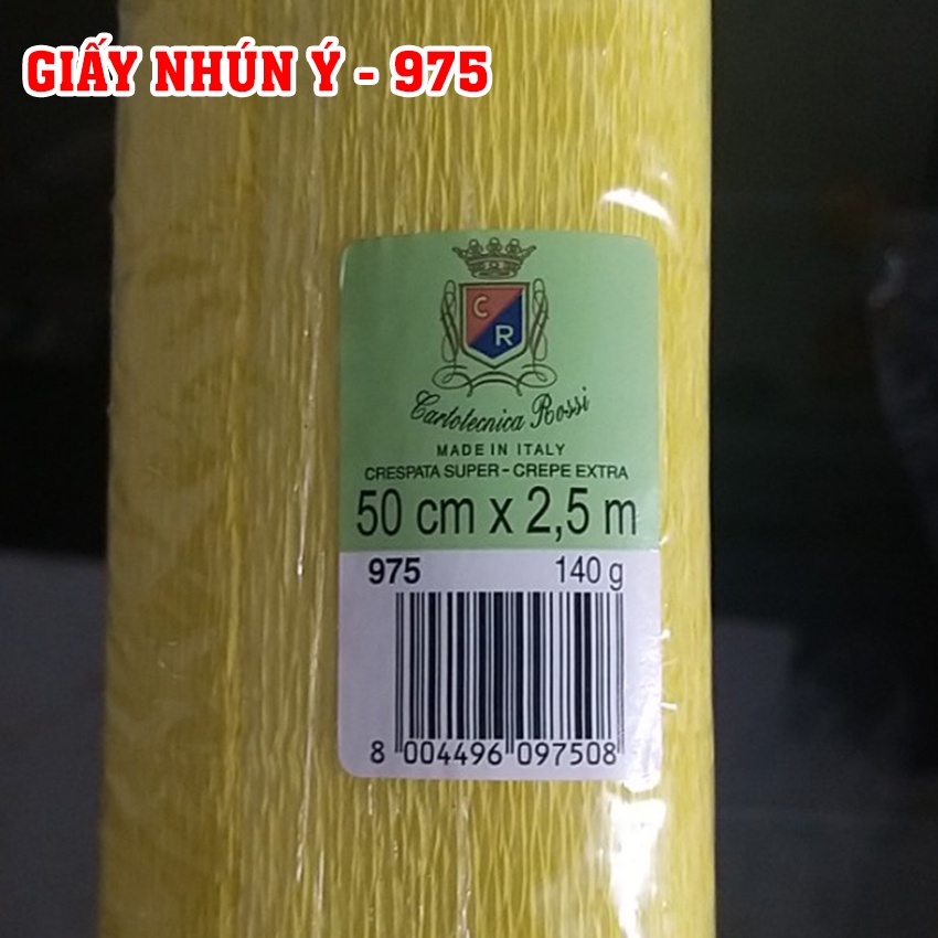 Giấy nhún Ý làm hoa, đồ handmade - 50cmx 50cm