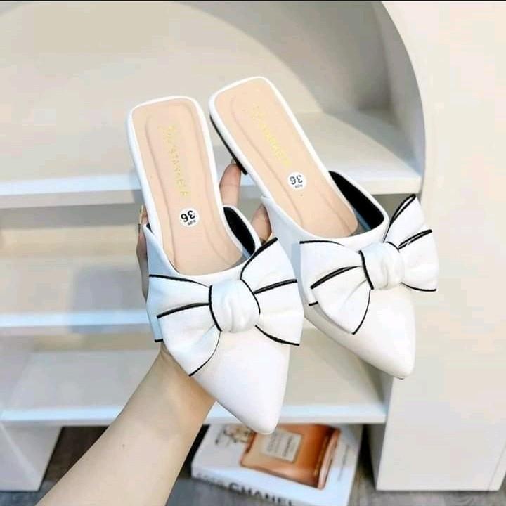 Giày Sục Nơ viền 001 thời trang nữ sản phẩm bán chạy