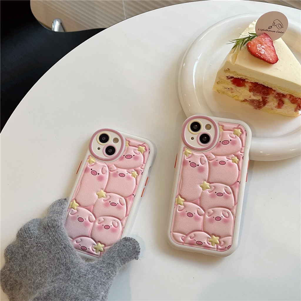 Ốp Điện Thoại Da Viền tpu Dẻo In Họa Tiết Hoạt Hình Góc Tròn Cho iphone 15 pro max 14 pro max 13 pro max 12 pro max