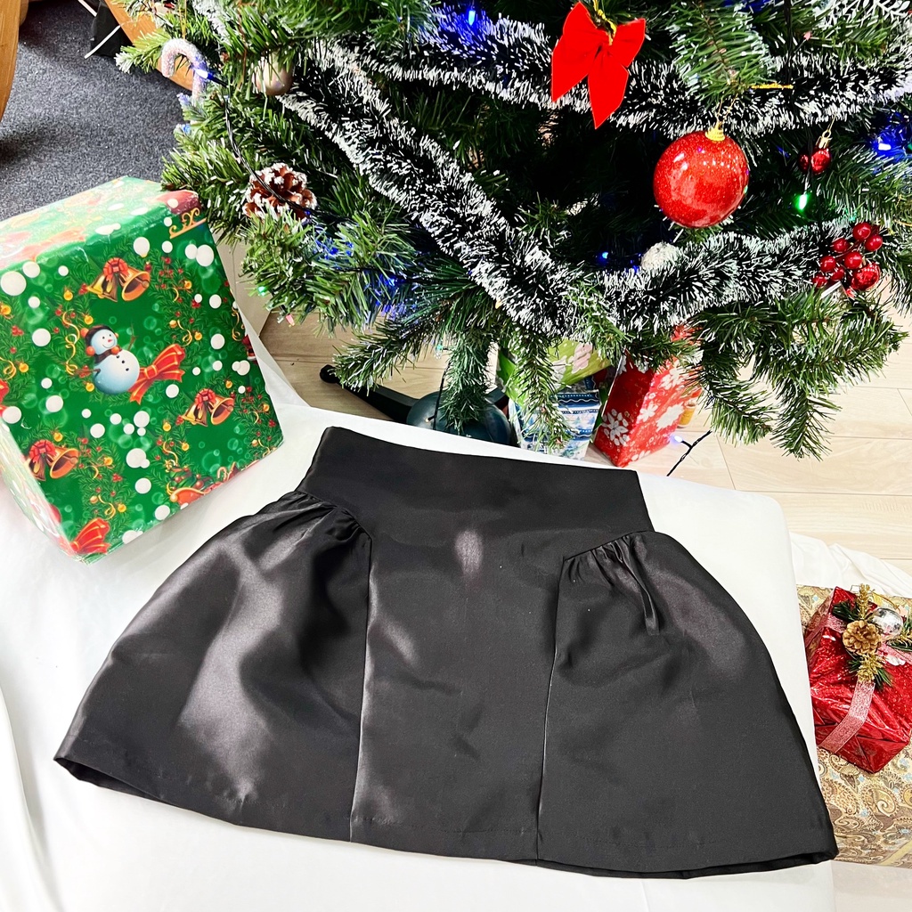 YU CHERRY | Váy nữ ngắn dáng phồng có lót lụa quần bên trong YU'S SKIRT YV038