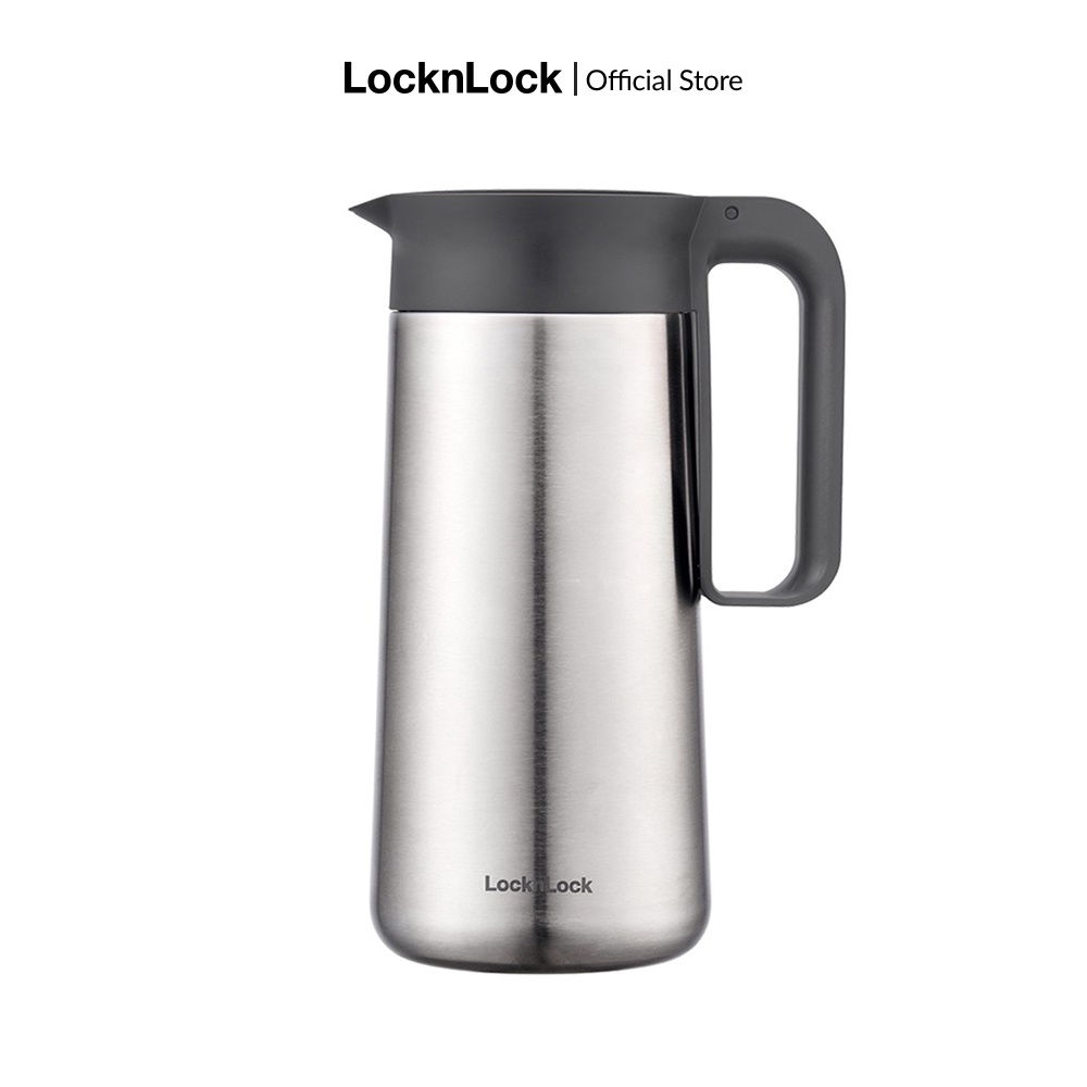 Bình đựng nước thép không gỉ Lock&Lock có quai cầm 1.4L - LHC7002SLV