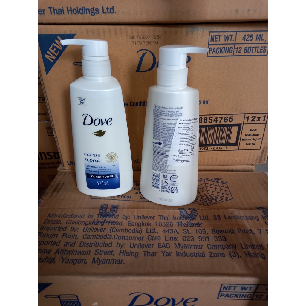 Combo Dầu gội, xả Dove 410ml Thái lan (Chính hãng Tem Unilever)