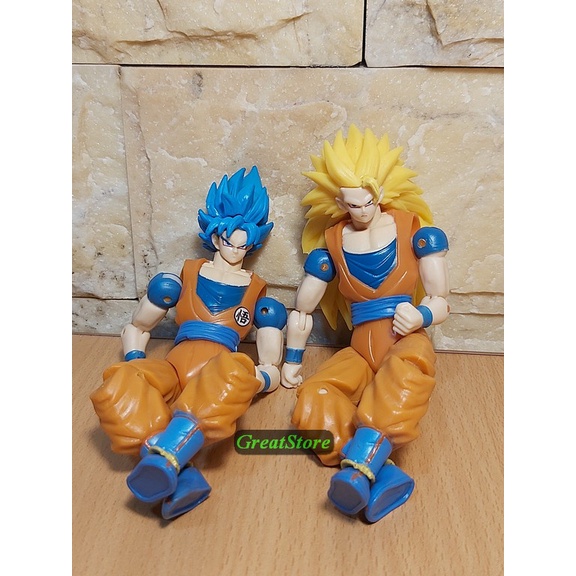 Combo 5 mô hình Dragonball Goku Vegeta Vegeto 16 cm