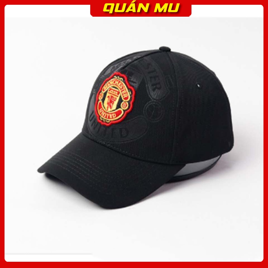Mũ lưỡi trai cao cấp CLB Manchester United logo thêu và dập nổi_Kie Store - Quán MU
