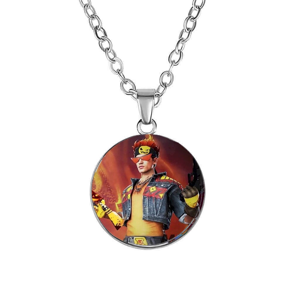 Vòng cổ in hình nhân vật FREE FIRE ver HIỆN ĐẠI game anime chibi xinh xắn phụ kiện trang sức