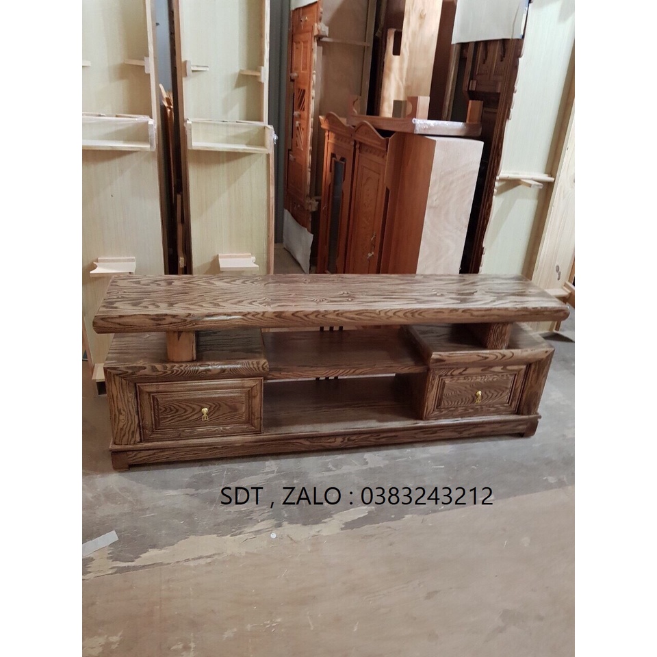 kệ tivi gỗ xoan đào 1m2 đến 2m4