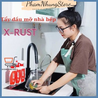 Chai xịt tẩy rửa đa năng X-Rust , Tẩy dầu mỡ nhà bếp hiệu quả đánh bay mọi vết bẩn