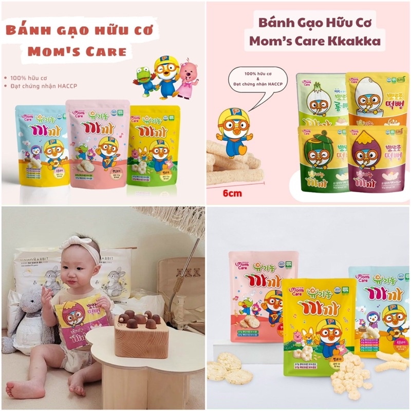 [Xả kho 9/23]  Bánh gạo hữu cơ Mom's Care