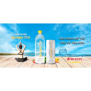Nước Ion Kiềm Seventy70% Loại Chai 500ml - Mr.Muối