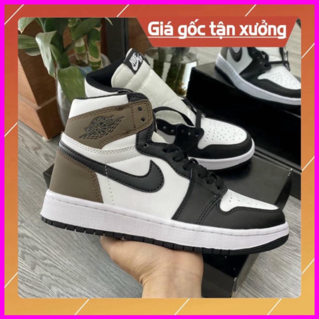 Giày Thể Thao Air Jd Xanh Móc Đen, Giày JD1 Cổ Cao Cao Nam Xmenshop2