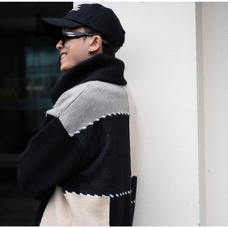 Áo cardigan họa tiết Selected OCT S052 Mono Patchwork