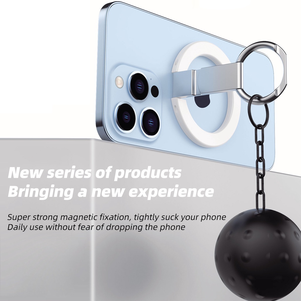 Nhẫn Đỡ Điện Thoại Từ Tính Mini Gắn Xe Hơi Cho Ip-hone 14 12 13 Pro Max