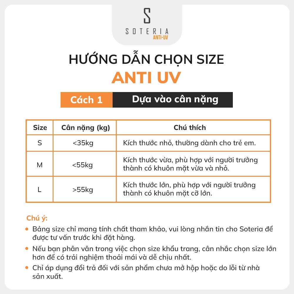 Khẩu trang chống nắng Anti UV Soteria Ebony đạt chuẩn UPF 50+, chống khuẩn chống bụi siêu mịn 0.1 micro - Size S,M,L