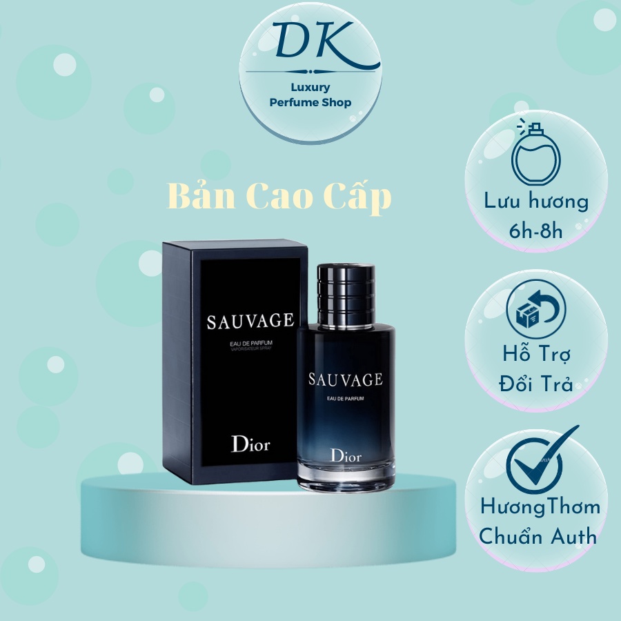 Nước hoa nam Dior Sauvage EDT hương thơm nam tính 100ml lịch lãm cuốn hút - Daikon Store
