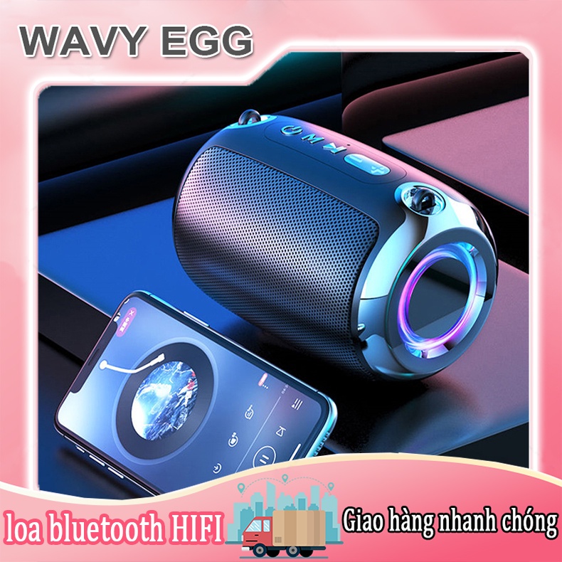 Loa Mini Bluetooth Bass Cực Mạnh Smart Bass S1 có LED RGB Loa Vi Tính Nghe Loa Di Động Nghe Nhạc Qua USB Kết Nối
