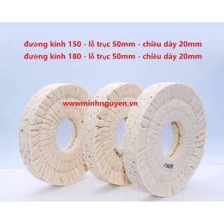 Phớt vải đánh bóng máy dán cạnh