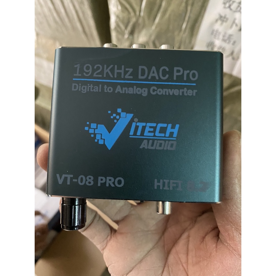 Bộ giải mã âm thanh optical Vitech VT08 Pro  - tặng dây quang 1m