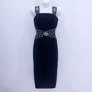 Đầm body 2 dây bản to siêu sang