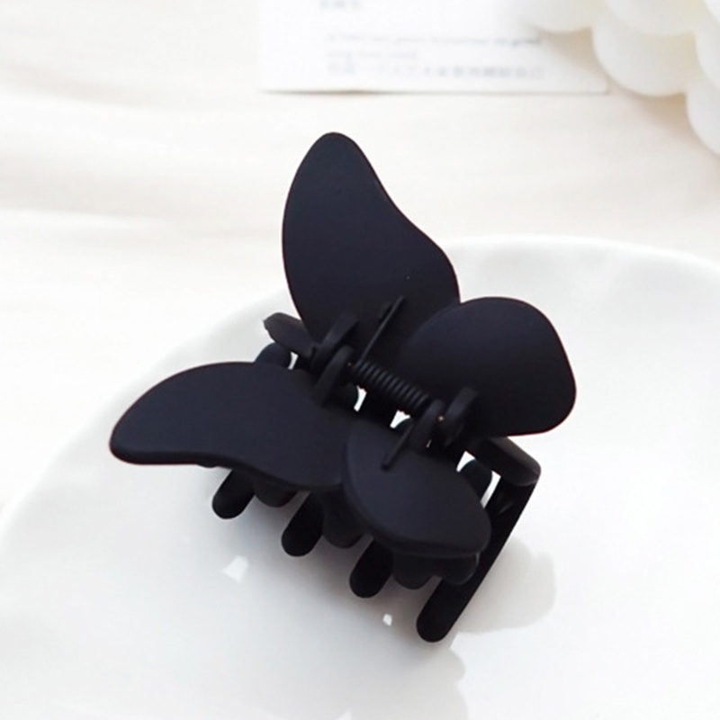 Kẹp Tóc Đuôi Ngựa Nhám Hình Bướm