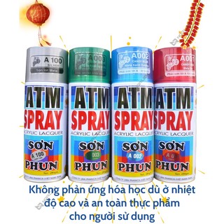 Sơn xịt ATM Spray Đủ Màu (400ml) [Hàng chính hãng nhà sản xuất]