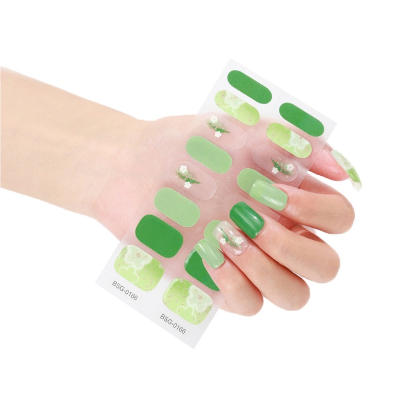 Set 16 Miếng Dán Móng Tay Tự Dính Thời Trang Cho Nữ