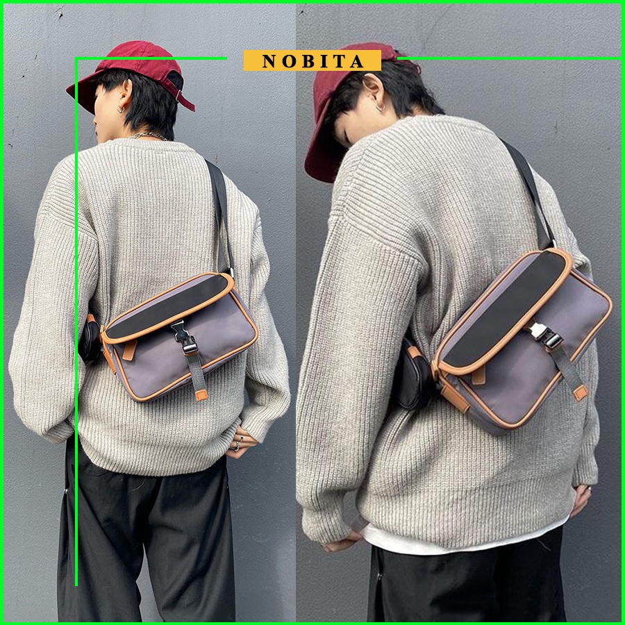 Túi đeo chéo nam coach chính hãng, Túi nam đeo hông unisex hàn quốc - Xuất Xịn