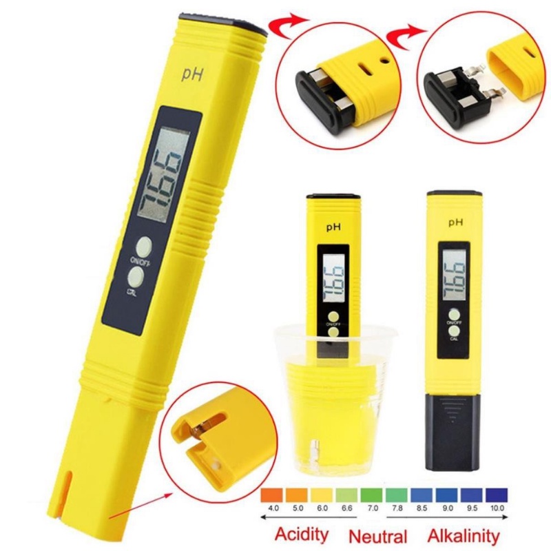 Bút đo ĐỘ PH nước ATC kiểm tra độ kiềm axit nước chính xác, bút đo chất lượng nước PH-02, đã được hiệu chuẩn