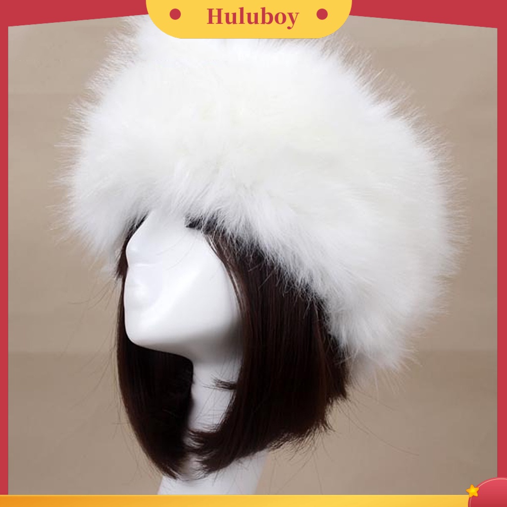 Mũ trùm đầu phối lông thú thời trang thu đông ấm áp cho nữ