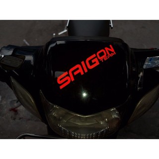 [1 MIẾNG ] TEM DECAL SÀI GÒN PHẢN QUANG LỘT ĐƯỢC