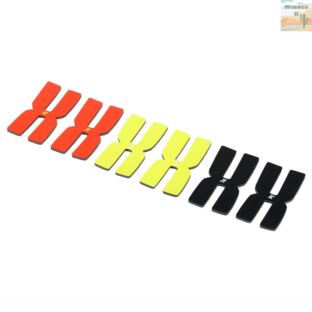 Set 6 Dải Dán Cân Bằng Vợt Tennis Bằng Silicone 3g