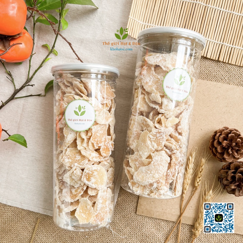 Mứt Gừng Sẻ Truyền Thống -Thủ Công Dak Lak Hũ 400g